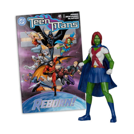 McFarlane Toys DC Multiverse Teen Titans Miss Martian (Issue 41) 7-in Action Figure with Comic