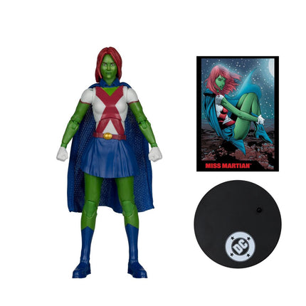 McFarlane Toys DC Multiverse Teen Titans Miss Martian (Issue 41) 7-in Action Figure with Comic