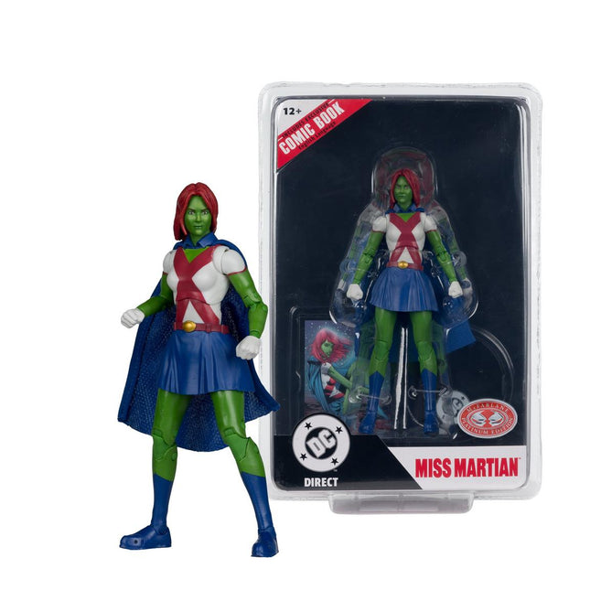 McFarlane Toys DC Multiverse Teen Titans Miss Martian (Issue 41) 7-in Action Figure with Comic
