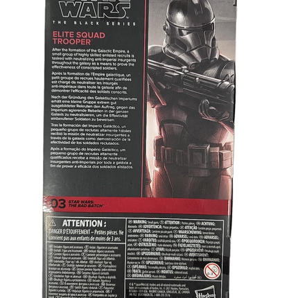 Star Wars The Black Series The Bad Batch Elite Squad Trooper 6" Action Figure