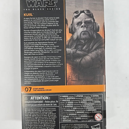 Star Wars Black Series Kuiil 6" Action Figure 2020 Hasbro New The Mandalorian
