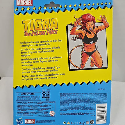 Hasbro Marvel Legends Retro Collection Tigra 6" Action Figure minty
