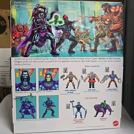 MOTU Masters of the Universe Rise of Evil Keldor & Origins Kronis Figure 2-Pack