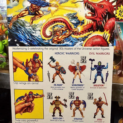 Mattel Masters of the Universe 5.5 inch Action Figure Stratos Brand New Sealed