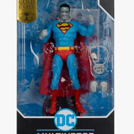 IN STOCK McFarlane Toys DC Multiverse Gold Label Bizarro DC Classic Exclusive. 