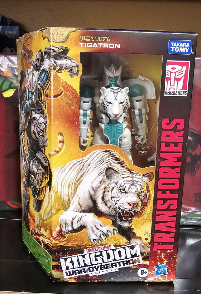 IN STOCK Transformers Kingdom War For Cybertron Tigatron Action Figure