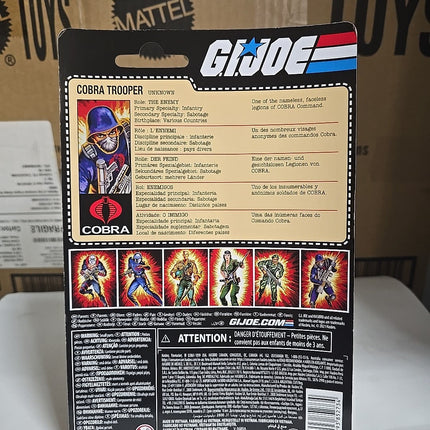 Hasbro G.I. Joe Retro COBRA TROOPER 3.75 Walmart Exclusive 