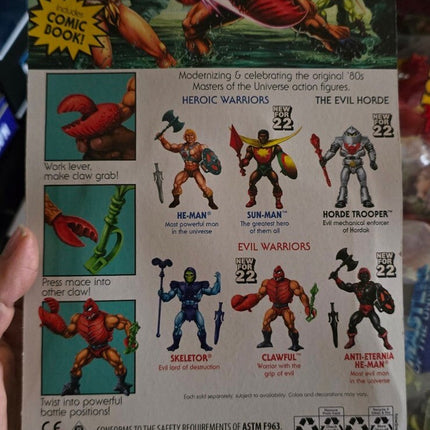 IN STOCK Masters of the Universe Origins CLAWFUL Action Figure Ready To Ship 