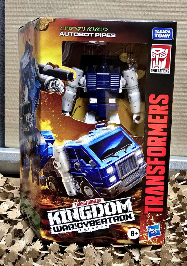 IN STOCK Transformers Kingdom War For Cybertron Autobot Pipes  New Sealed 