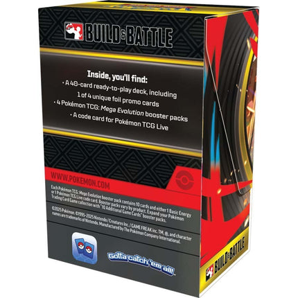 PRESALE Pokemon TCG Mega Evolution Built & Battle Deck Display (10 Decks) 09/25