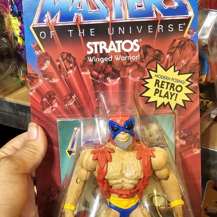 Mattel Masters of the Universe 5.5 inch Action Figure Stratos Brand New Sealed