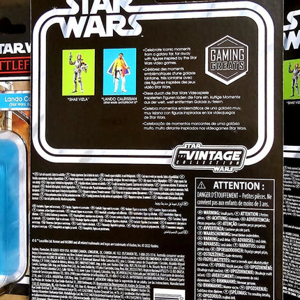 Star Wars The Vintage Collection Lando Calrissian Battlefront II 3.75" Figure