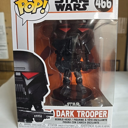 Funko POP Star Wars Dark Trooper #466 Vinyl Bobblehead The Mandalorian New