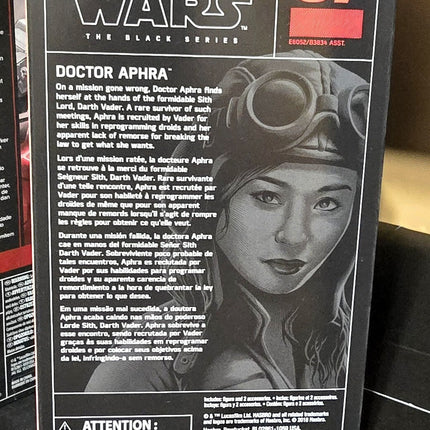 IN STOCK Star Wars The Black Series 6 Inch Figure - Doctor Aphra #87  NEW SEALED