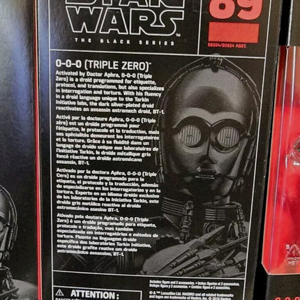 IN STOCK Star Wars The Black Series - Triple Zero 0-0-0- READY TO SHIP 