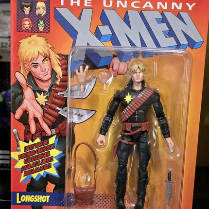 X-Men Marvel Legends Retro Longshot Action Figure 6" NEW Hasbro