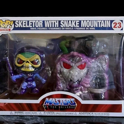 Funko Pop! Town Retro Toys: Masters of The Universe - Skeletor with Snake Mounta
