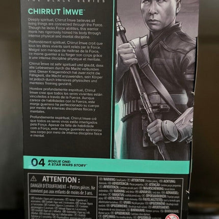 Hasbro Star Wars The Black Series: Rogue One - Chirrut Îmwe Action Figure