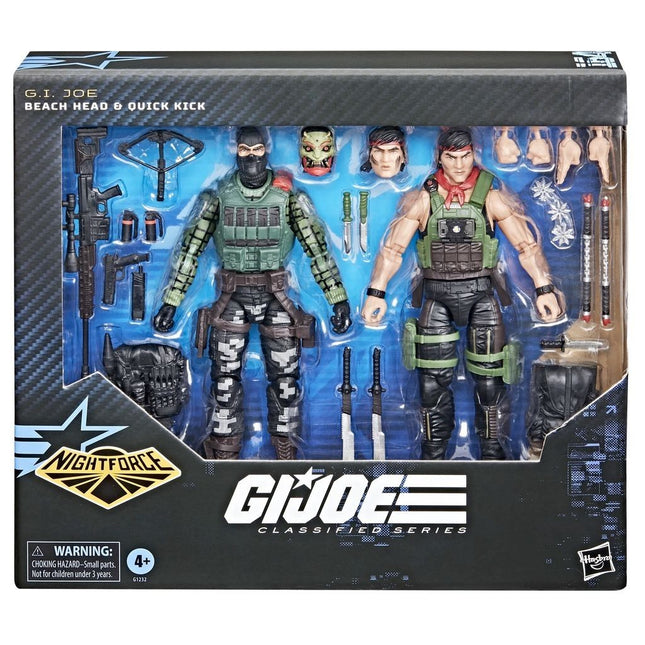 G.I. Joe Classified Night Force Beach Head And Quick Kick Exclusive PRE-SALE