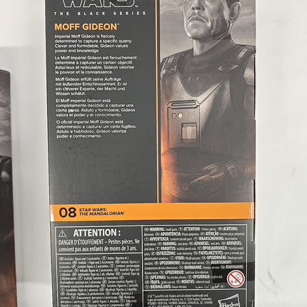 Hasbro Star Wars The Black Series Moff Gideon 6 in Action Figure