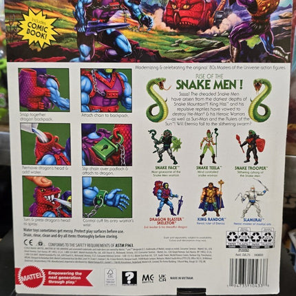 IN STOCK Master of the Universe Origins Deluxe Dragon Blaster Skeletor Unpunched