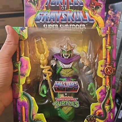 MOTU Origins Turtles of Grayskull SUPER SHREDDER Deluxe Figure  IN HAND
