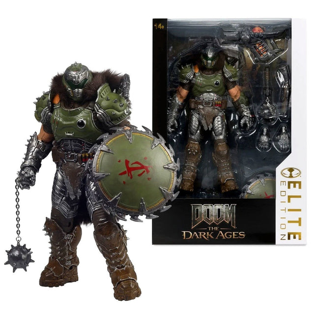 McFarlane DOOM The Dark Ages Doom Slayer 7" Deluxe Figure Elite Edition 