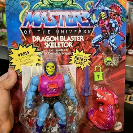 IN STOCK Master of the Universe Origins Deluxe Dragon Blaster Skeletor Unpunched