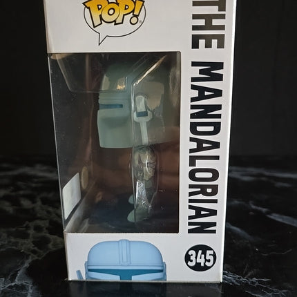 Funko Pop! Star Wars: The Mandalorian Hologram Glow-in-the-Dark EE Exclusive 