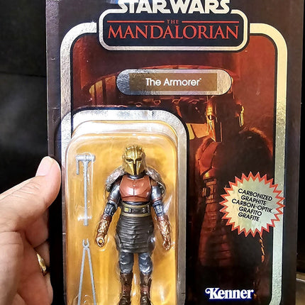 Star Wars The Vintage Collection Mandalorian's The Armorer 3.75" Carbonized 
