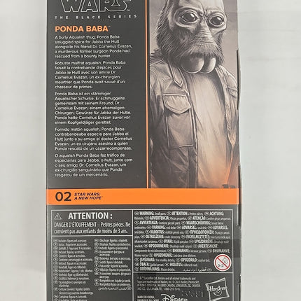 IN STOCK Star Wars The Black Series Ponda Baba 6" Action Figure 