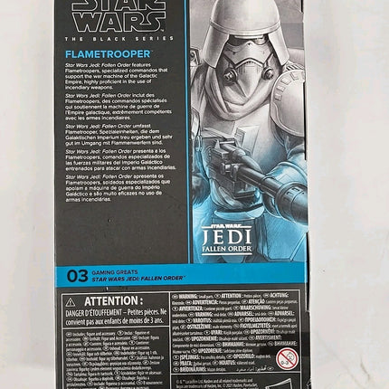 Star Wars Black Series Flametrooper 6" Action Figure 2021 New Gaming Greats