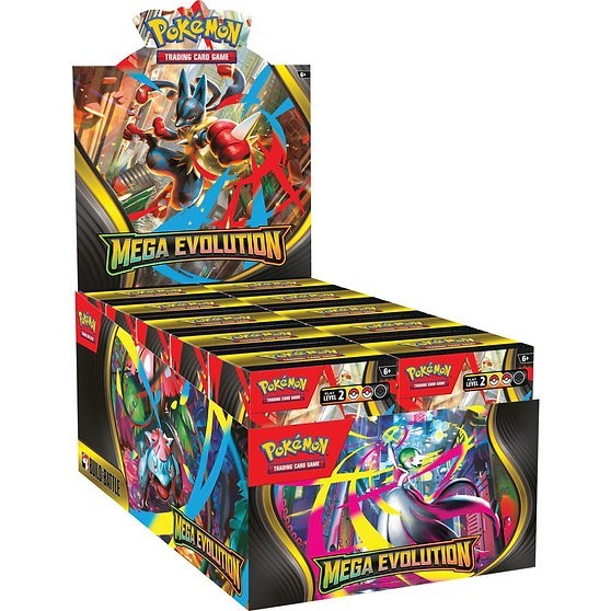 PRESALE Pokemon TCG Mega Evolution Built & Battle Deck Display (10 Decks) 09/25