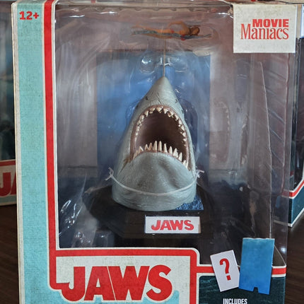 IN STOCK Maniacs Jaws 50th Anniversary Static Figure 3D Poster - Jaws