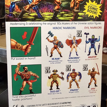 Masters of the Universe Origins JITSU Retro Figure 2021 Mattel Unpunched 