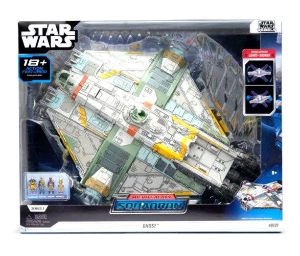 IN STOCK Star Wars Rebels Series 3 Micro Galaxy Squadron Ghost #0131  New Sealed