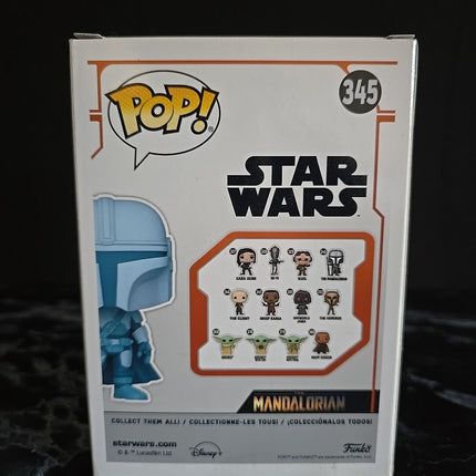 Funko Pop! Star Wars: The Mandalorian Hologram Glow-in-the-Dark EE Exclusive 