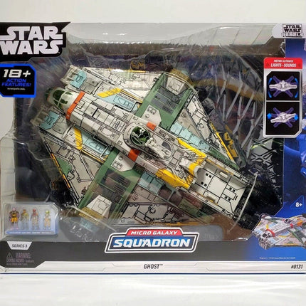 IN STOCK Star Wars Rebels Series 3 Micro Galaxy Squadron Ghost #0131  New Sealed