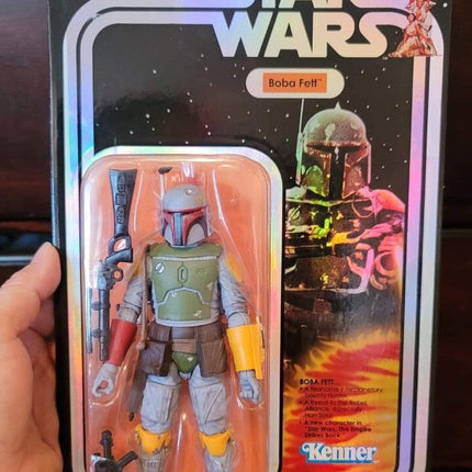 Star Wars The Black Series 40th Anniversary  SDCC Boba Fett New On Card