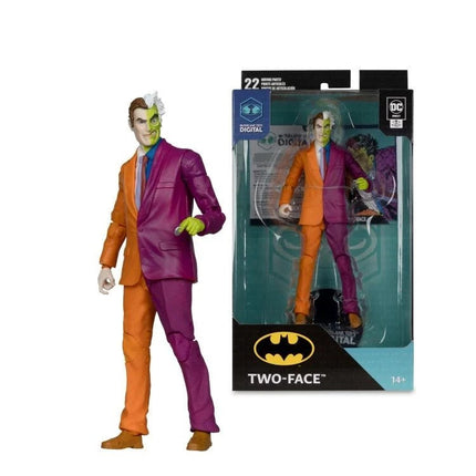 PRESALE McFarlane DC Digital Two Face Silver Age 7" Action Figure 