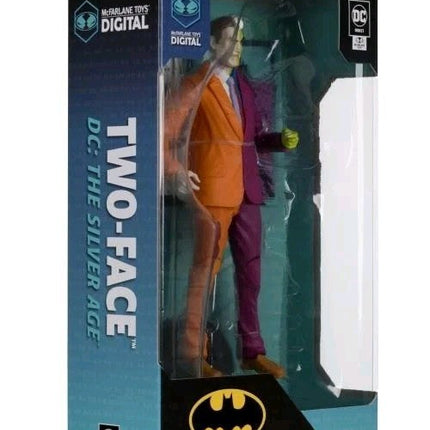 PRESALE McFarlane DC Digital Two Face Silver Age 7" Action Figure 