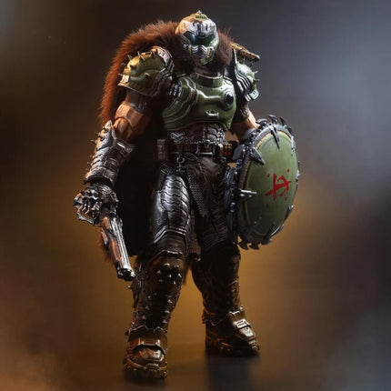McFarlane DOOM The Dark Ages Doom Slayer 7" Deluxe Figure Elite Edition 