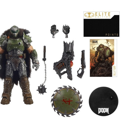 McFarlane DOOM The Dark Ages Doom Slayer 7" Deluxe Figure Elite Edition 