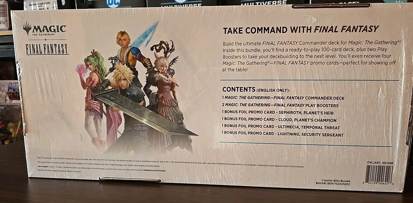 mtg final fantasy commander kit costco Magic The Gathering Final Fantasy CommanderKit Counter Blitz Costco Bu – Toy Collectibles 4 Less