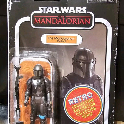 Star Wars Retro Collection The Mandalorian (Beskar) Action Figure IN STOCK 