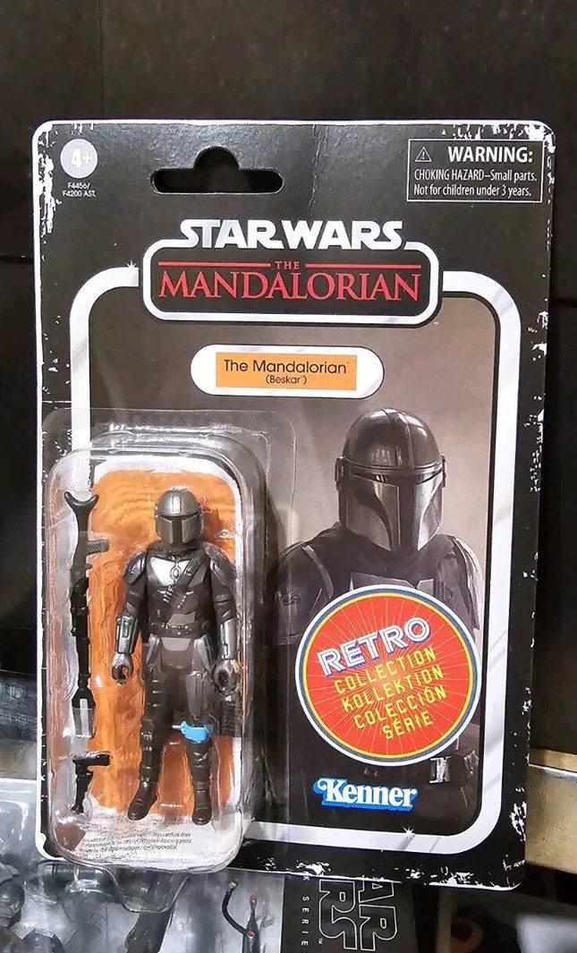 Star Wars Retro Collection The Mandalorian (Beskar) Action Figure IN STOCK 