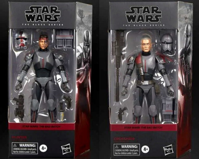 IN STOCK Star Wars Black Series Bad Batch Crosshair And Hunter Bundle 