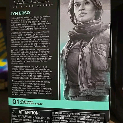 Star Wars The Black Series "Rogue One" Jyn Erso 6 Inch Collectible Figure