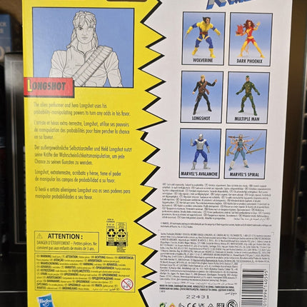 X-Men Marvel Legends Retro Longshot Action Figure 6" NEW Hasbro