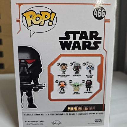 Funko POP Star Wars Dark Trooper #466 Vinyl Bobblehead The Mandalorian New